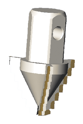 Бур 3-x перовой